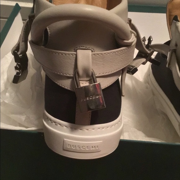 Brand new Authentic men’s 100 MM buscemi High-tops - Picture 7 of 8